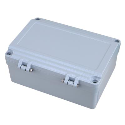 China Electric Power Control System 185*135*85mm Hinged Junction Box Waterproof Aluminum Electronic Enclosures for sale