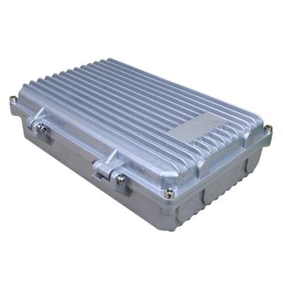 China Electric Power Control System 280*185*80mm Hinged Junction Box Waterproof Aluminum Electronic Enclosures for sale