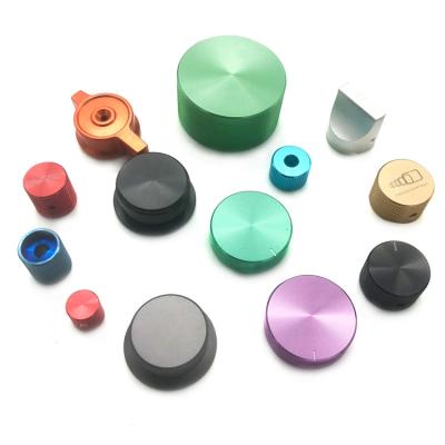 China Botões rotativos personalizados Controle eletrônico 6mm eixo de alumínio Knurled Botão à venda