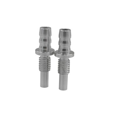 China Aluminum Silver Custom Fasteners CNC Machining Precision Parts for sale