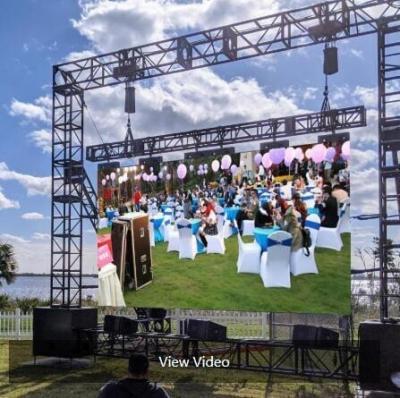 China Outdoor ultra small pixel outdoor event stage ceremony background led video display p3.9 p4.81 rental video led outdoor wall for sale