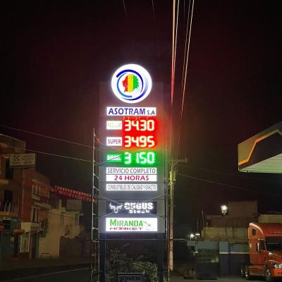 China Wholesale gas station price 88.88 gas station 12inch digital number sign ethyl gasoline prices for sale