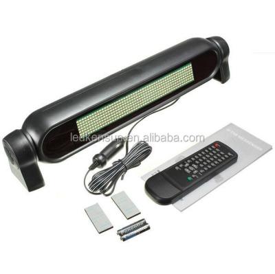 China Vehicle Mounted LED CAR SIGN LIGHT RED MESSAGE SCROLLING display with 7X50 remote control for sale