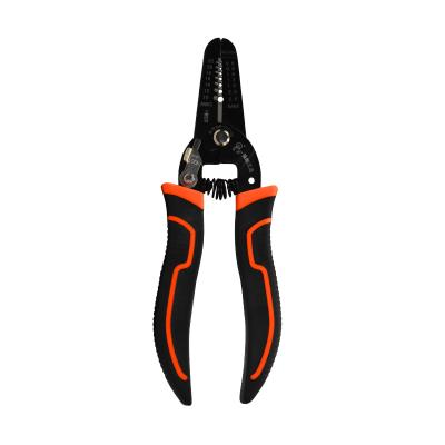 China Multi-function clamp electrician two color support 7in handle wire stripper wire stripper pliers wire stripper pliers for sale