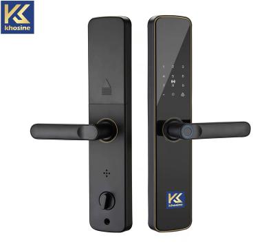 China HS-82A Khosine Fingerprint Door Lock Life Home Office Wooden Door Use Comfortable Smart Biometric Fashionable Competitive Apartment for sale