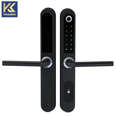 China Hot Selling Khosine KH-06 Tooth BLE Tuya Smart Door Lock Aluminum Smart Phone Phone APP Blue APP Fingerprint Hotel Apartments Remotely Unlock For the House for sale