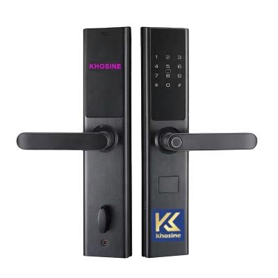 China Home Hotel Apartments Khosine HS-02 Fingerprint Door Lock Smart Biometric Blue Tooth TTLOCK APP Remote Control Good Quality For Apartments for sale