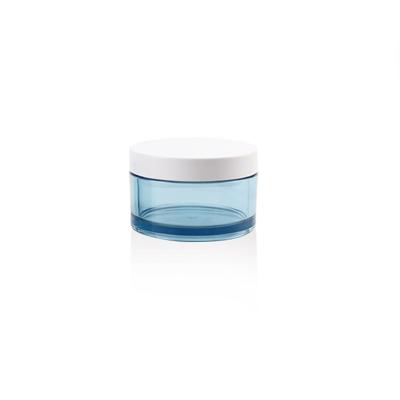 China Cosmetic packaging 50g empty cosmetic body cream lip scrub PETG jar, frosted petg cosmetic jar for sale