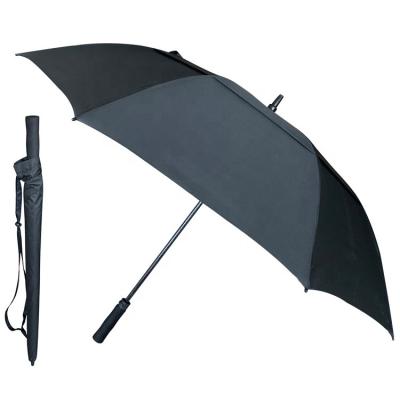 China Windproof Double Layer Cloth YS-7048 Large Size Umbrella Double Layer Auto Open Golf Umbrella High Quality With Custom Logo Printing for sale