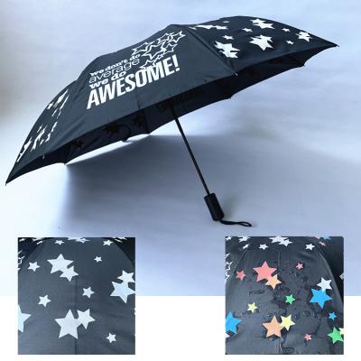 China Color Changing Printing YS-2201 Creative Color Changing Automatic Open Magic Umbrella 2 Times Customized Advertising Umbrella for sale