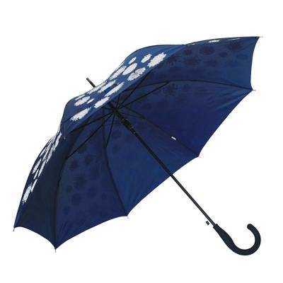 China Hot Sale YS-1042 Factory Supplier Promotional Automatic Open Straight Umbrella Color Changing Printing Color Changing Umbrella for sale