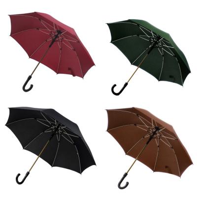 China YS-1096 High Quality Air-Vented Windproof Layers Umbrella Printing Advertising Custom Gift Japan Handle Auto Open Upright Umbrella for sale