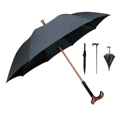 China Cane Crutch Anti Skid Aluminum Shaft Handle Umbrella Ergonomic Walking Aid Walking Stick Design Umbrella YS-1044 for sale