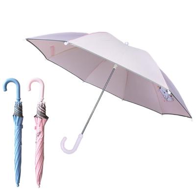 China New Style Factory Supply Minimalist YS-6006 Kids Umbrella Safety Manual Open Fiberglass Ribs Custom Print Lovely Umbrella For Kids for sale