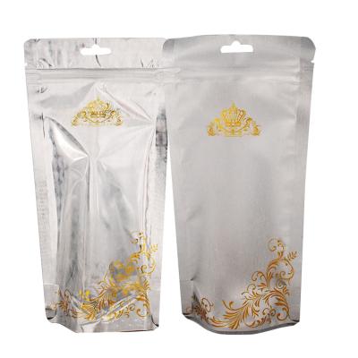 China Laminated Offset Printing Material Moisture Bag Waterproof Backing Up Bottom Zipper Packaging Bag For Cat Food for sale