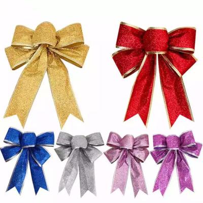 China Atmosphere Gold Bow Christmas Tree Decorations Christmas Christamas Home Decorations Pink Tree Decorations Party Decorations for sale