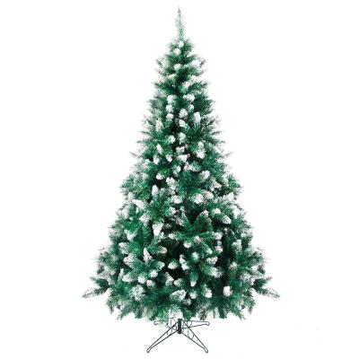 China Amazon Eco-friendly Hot Selling Snow PVC Christmas Tree Artificial Christmas Tree For Festival Home Decoration for sale