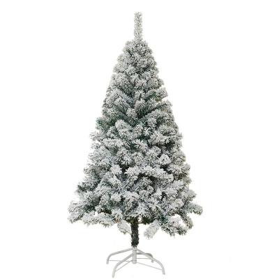 China Amazon Eco-friendly Customized Artificial PVC Flocked Christmas Tree Christmas Tree For Home Christmas Festival Ornaments for sale