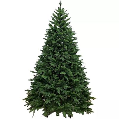 China Eco-Friendly Pre-Lit PE Shape Tree 7ft Premium Artificial Christmas Party Decoration Wholesale Pre-Lit Christmas Tree for sale