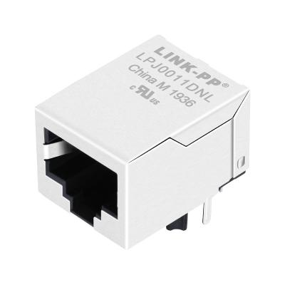 China Through Hole 7499010004A 10/100 8P8C Base-T Shielded Single Port RJ-45 Ethernet Connector for sale