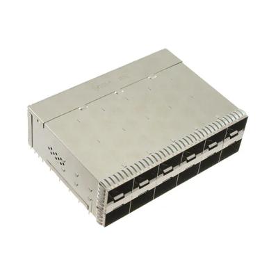 China SFP Cage Board Guide Press-Fit Type With Connector Transceiver Housing Module zSFP+ Fiber Optic Cage 2347721-8 for sale