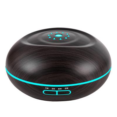 China Household Factory Wholesale 500ml Light Wood Grain and Deep Wood Grain Portable Air Humidifier USB Air Aromatherapy Machine for sale