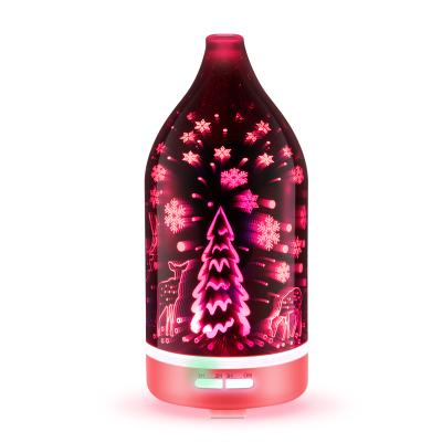 China Household Factory Christmas 3D Hot-Wholesale Household With LED Night Light With Timing Function Air Aromatherapy Machine for sale