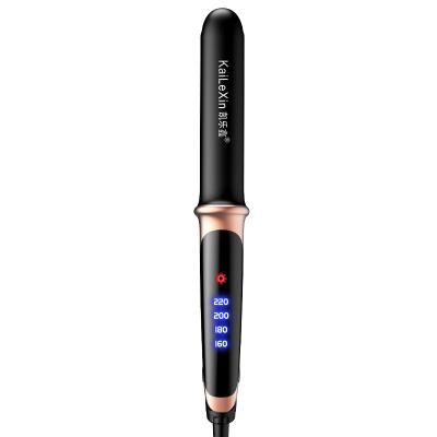 China Hotel Factory Direct Sales Black and Gold Design 4 Speed ​​Hair Straightening Curling Iron Straight Hair Straightener with LCD Display for sale