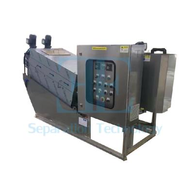 China 6.8-100m3/H Screw Press Sludge Dewatering Machine SUS304 Wastewater Screw Press for sale