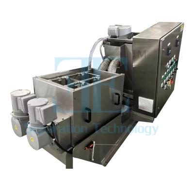 China Sludge Dewatering Wastewater Screw Press 0.8-12m3/H Screw Sludge Dewatering Machine for sale