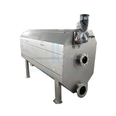 China 85L/H Internally Fed Rotary Drum Screen SUS304 0.75kw Rotating Drum Screen for sale