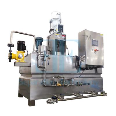 China 2000L/H Automatisch ±1% nauwkeurigheid Polymer doseringssysteem met 0,75kw roermachines Te koop