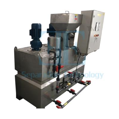 China Hot Product 2022 Polymer Dosing System Controlled by PLC 0.75kw Equalization Agitator for sale