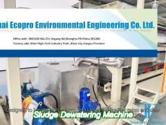 10m2 area clarifier chamber sludge filter press in wastewater treatment