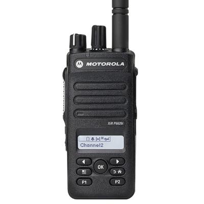 China dmr XiR P6620i portable walkie talkie waterproof and dustproof digital radio, 50km walkie talkie XIR P6620i for sale