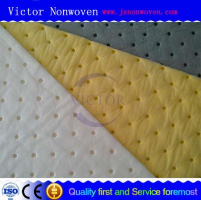 China Antistatic Pre Cut PP Oil Absorbent Pads Non Meltblown Woven Fabric for sale