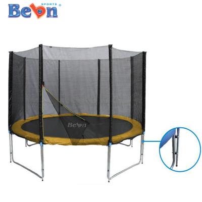 China With protective net trampoline with safety net, long pole trampoline for sale