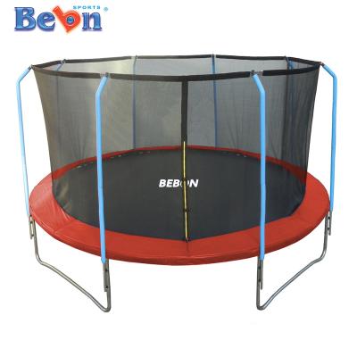 China With Fashionsport Protective Net Rampoline with Safety Fence Indoor or Outdoor Trampoline - for Kids-Blue/Yellow/Green… for sale