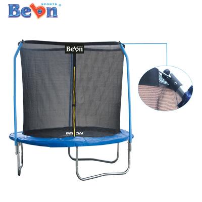 China With Protective Net 6ft Sports Trampoline With Safety Net , METAL FIBERGLASS for sale