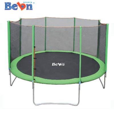 China With Protective Net Foldable Trampoline, Fitness Trampoline Safety Protection, Stable and Quiet Exercise for Adults Kids Indoor/Garden Max Workout 300lbs for sale