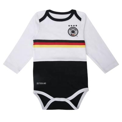 China Be The Way Customized BKD Soft Cotton Team German Lover Soccer Fans Teams Newborn Infant Babies Clothes For Futbol Tank Top For Baby for sale