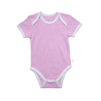 China 100% Organic Cotton BKD GOTS Certified 100% Combed Cotton Clothing Newborn Infant Bodysuit Custom Organic Baby Clothes for sale