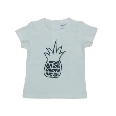 China BKD GOTS Organic Cotton QUICK DRY Pineapple Print Baby Boy T-Shirt for sale