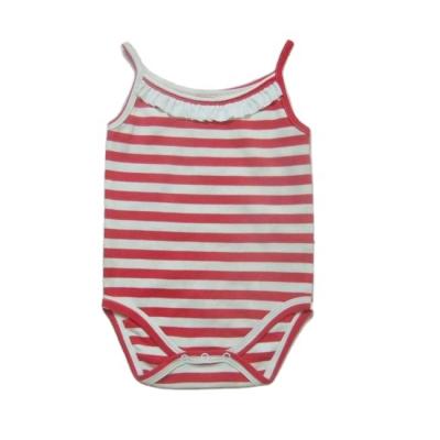 China Sleelvess For Baby Summer Season BKD 100% GOTS Organic Cotton Singlet From China for sale