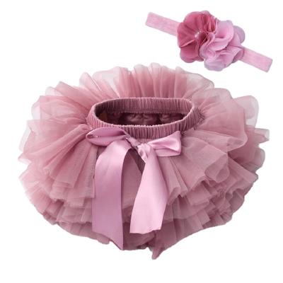 China Anti-wrinkle Bkd Clothes For Kids Baby Tulle Skirt Baby Diaper Skirt 2021 Shortly for sale