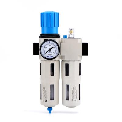 China Connect Pipes F Type Pneumatic Air Filter Regulator Air Prep FRC-MIDI-04 FRL Unit for sale