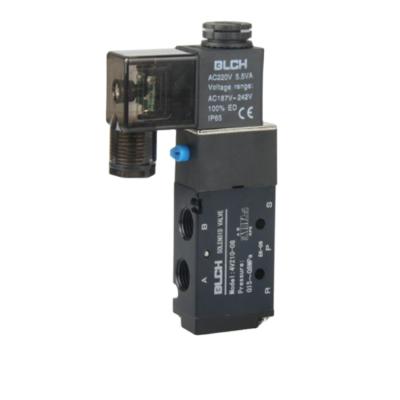 China 4V210-08 Series Size 5/2 Way Solenoid Directional Control Left Air Valve Pneumatic System Pneumatic Component for sale