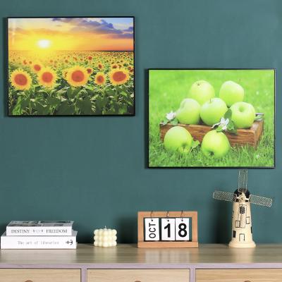 China Waterproof+ECO-Friendly 35*45.5cm Creative Home Art Decor Painting Living Room Sublimation Wall Paintings Sunflower Home Wall Painting for sale