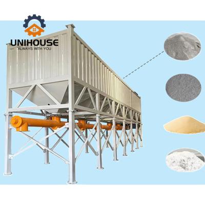 China Building Material Stores Customized 70t Horizontal Concrete Silo Horizontal Cement Silo For Sale for sale