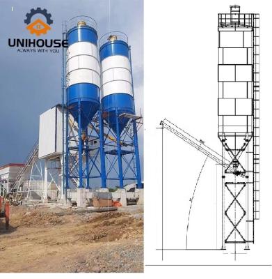 China Building material shops good quality construction cement storage silo cement silo china factory concrete cement silo for sale